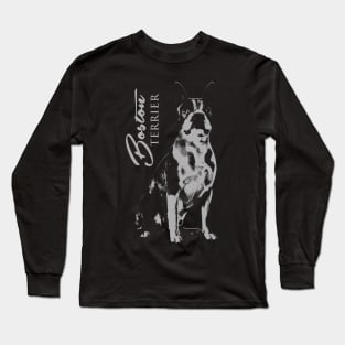 Boston Terrier dog Long Sleeve T-Shirt